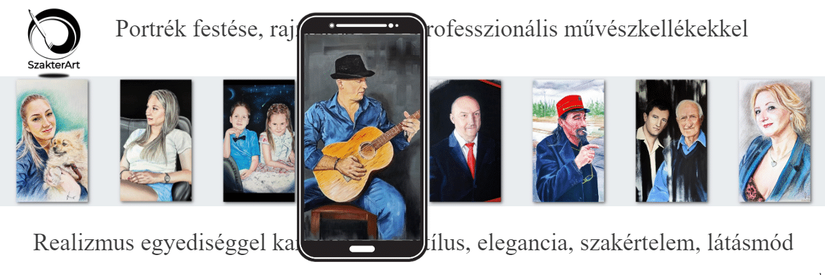 Szakter Judit - SzakterArt - Portrék festése, rajzolása